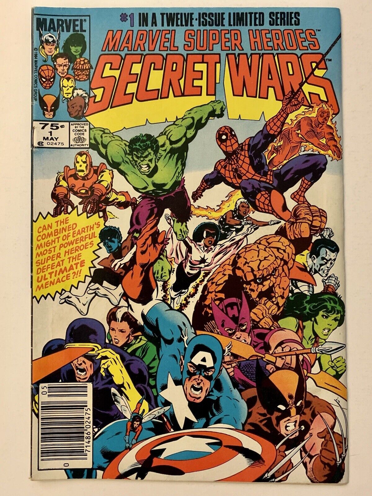 Marvel Super Heroes Secret Wars #1 (1984) Beyonder vs Marvel -(NM/8.5) VINTAGE