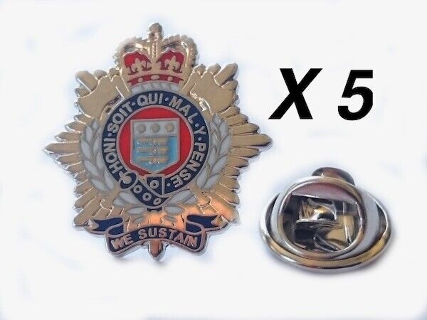 RLC Royal Logistic Corps Military Lapel Pin Badges x 5