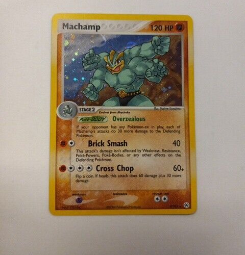 Machamp 2004 Holo Rare Pokemon Card 9/101