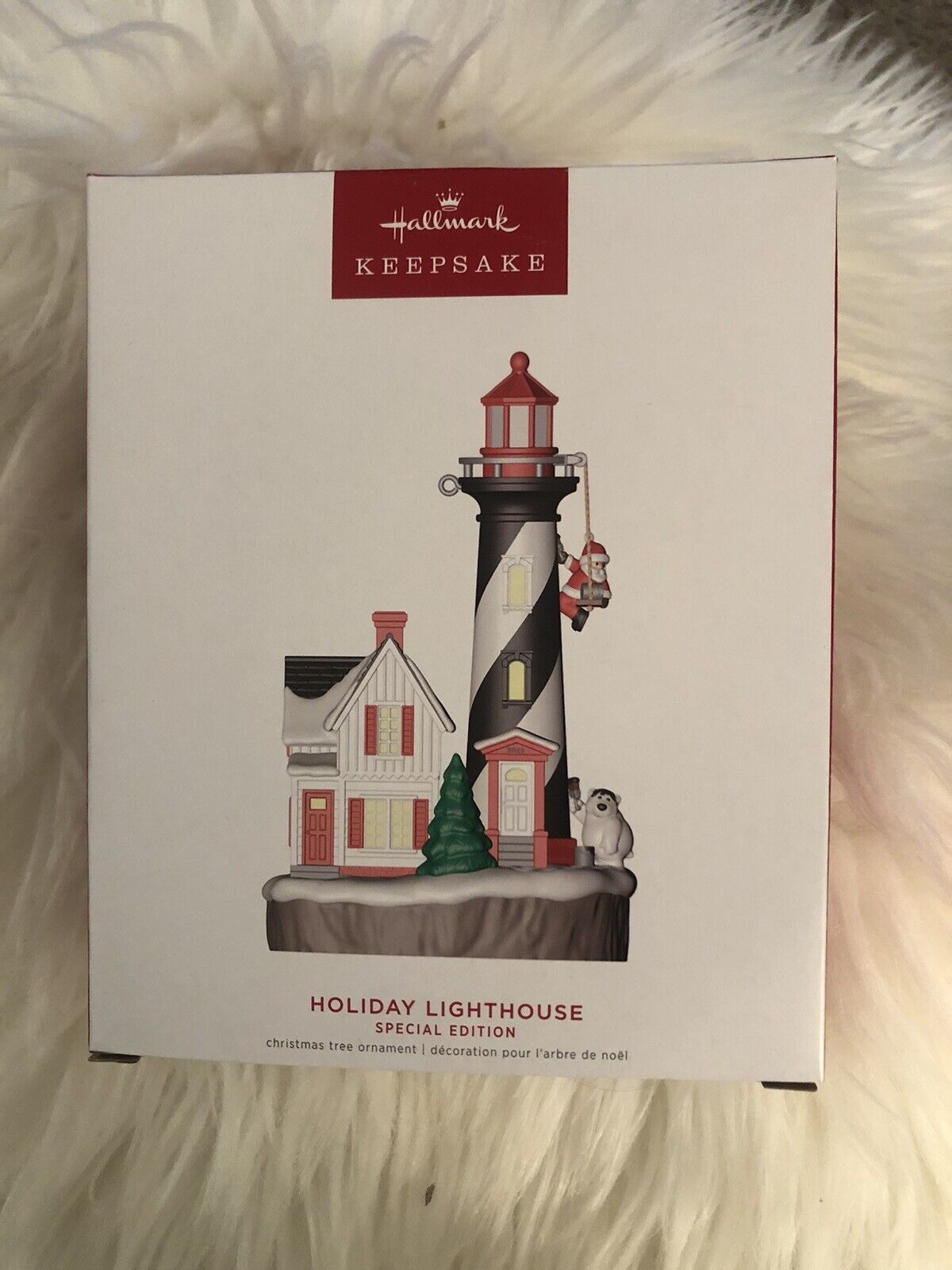 2022 Hallmark Holiday Lighthouse 2022 Special Edition Musical Ornament Light New