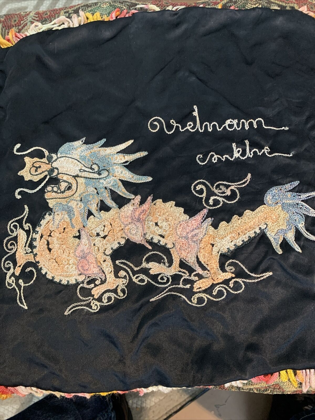 Vietnamese snake  dragon Pillowcase Souvenir vietnam war item