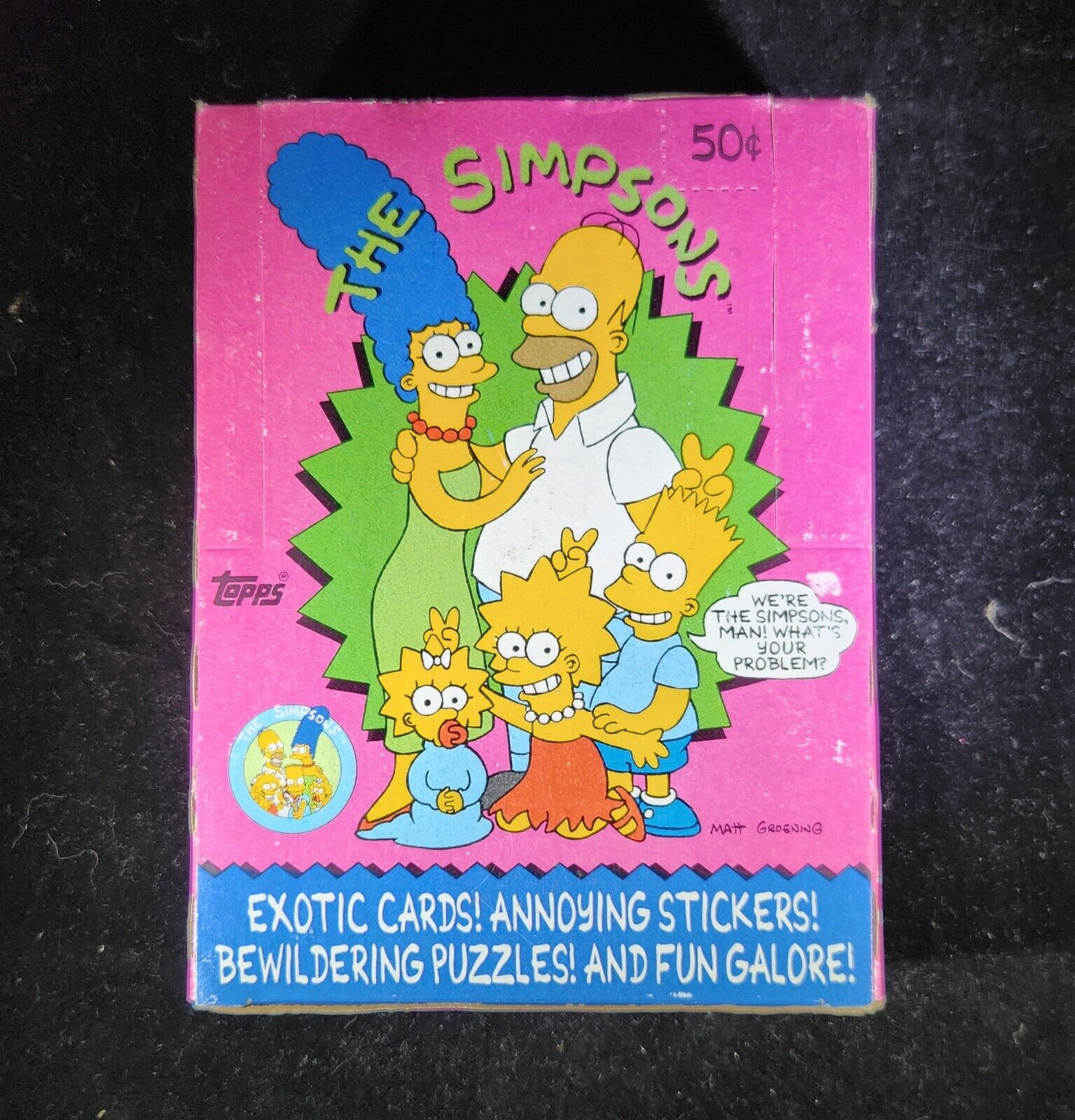 The Simpsons Trading Cards - Full Box of 36 Wax Packs - Topps