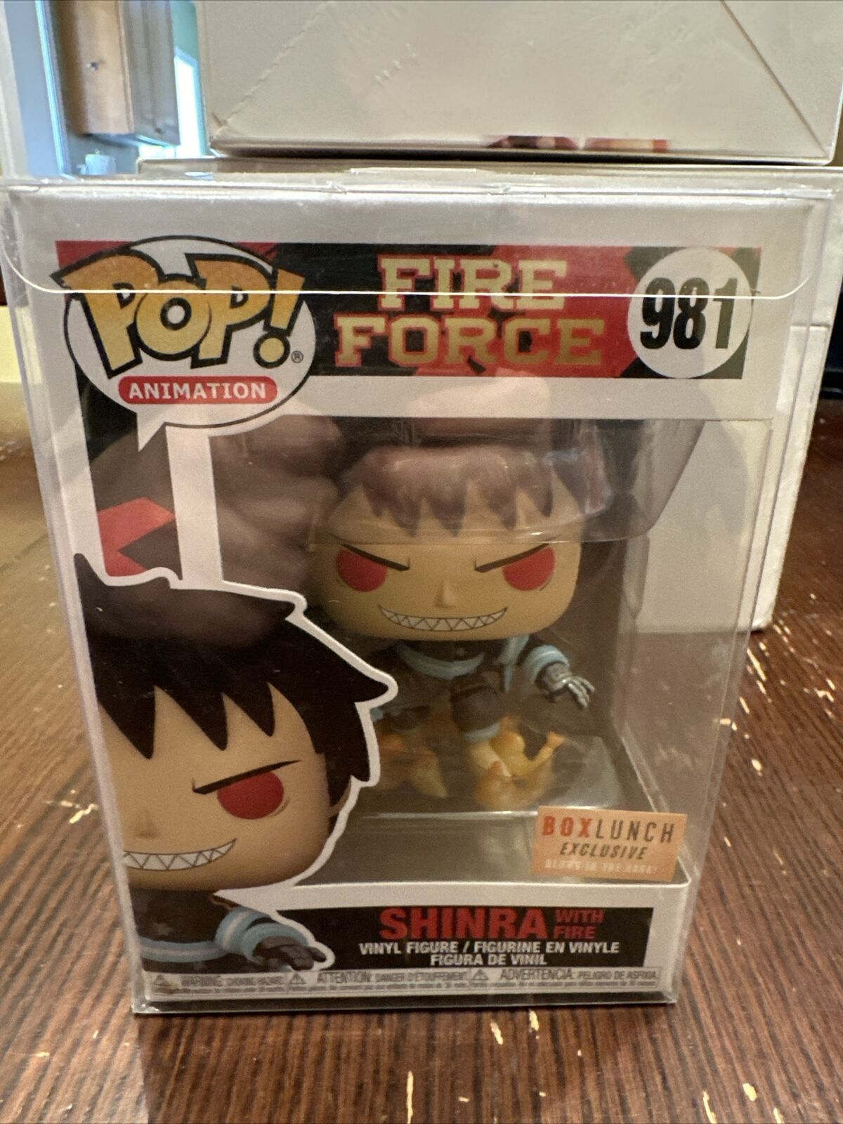 Funko Pop Vinyl: Fire Force - Shinra with Fire (Glows in the Dark) - Box Lunch