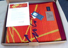 NEW PENDLETON LIMITED EDITION DALE CHIHULY TWIN BLANKET No. 21 BOX w/ COA RED picture