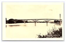 Postcard Moline-Arsenal Bridge Moline ILL Illinois RPPC Real Photo picture