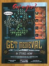 Get Medieval PC 1998 Print Ad/Poster Official Authentic Fantasy Game Promo Art picture