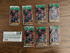 (5) 1995 SPAWN WILDSTORM TODD MCFARLANE SEALED PACKS WIDEVISION 8 CARDS/PER picture
