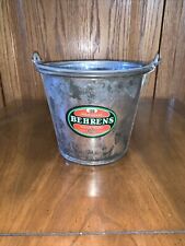 Vintage Behrens 100 High Grade Metal-ware Bucket Burman Hardware Amery, Wisc. Ad picture