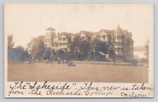Lakeside Hotel Eagles Mere Pennsylvania c1907 Antique Postcard picture