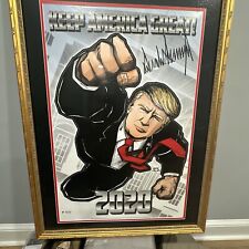 Official Donald J. Trump Limited Edition NUMBERED Poster Keep America Great 2020 picture