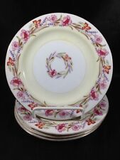 Set of 4 Vintage Aladdin Fine China Garland Bread Butter Plates Occupied Japan picture