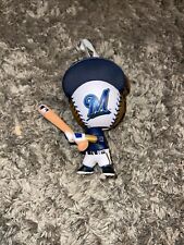 Milwaukee Brewers Hallmark Ornament Wobble Bobble Head Baseball Player MLB HAT picture