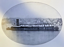 1912 Vintage Illustration Union Gunboat USS Silver Lake Civil War picture