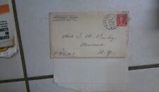 ALEXANDRIA BAY NEW YORK JEFFERSON HOUSE  1906 Envelope & Letter picture