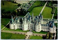 Postcard - The northwest façade of the castle, airplane view - Chambord, France picture