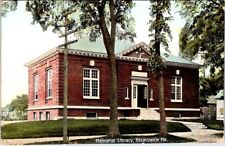 1909, Memorial Library, BRUNSWICK, Maine Postcard picture