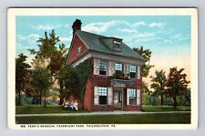 Philadelphia PA-Pennsylvania, Fairmount Park, WM Penn's Mansion Vintage Postcard picture