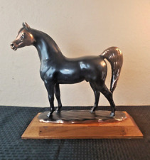 International Arabian Horse Trophy ~Bronze signed SM IAHA picture