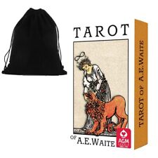Ae Waite Tarot Pocket Premium Deck Cards Orange Rosy Cross Agm Bag 106701202 picture