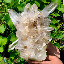 10.48LB Transparent, natural and beautiful white quartz crystal cluster sp picture