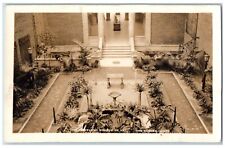 Cleveland Ohio Postcard RPPC Photo The Cleveland Museum Of Art The Garden Court picture