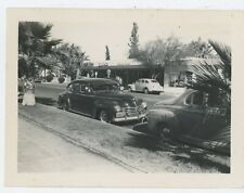 Vintage Photo Main Street View Sun Cars Palm Trees Shops Palm Springs CA 1940s picture