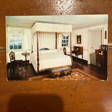 Washingtons Bedroom Mount Vernon Postcard Unposted Vintage PC Interior WA picture