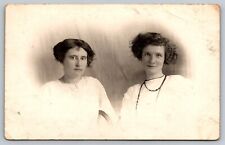 RPPC Portrait of 2 Young Women with Hairstyles of Early 1900's A13 picture