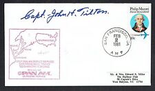 John H. Tilton signed autograph auto Postal Cover Pan American Pilot picture