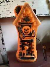 Haunted House Halloween Blow Mold Bayshore Ind. Jack O Lantern Cat 16