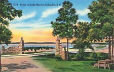 Scene on Lake Murray, Columbia SC Vintage PC picture