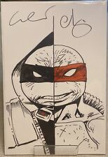 TMNT Last Ronin/Raph 7x10 Original Sketch SIGNED by Isaac and Esau Escorza w COA picture