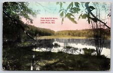 Rock Lake, Lake Mills, Wisconsin Vintage Postcard picture