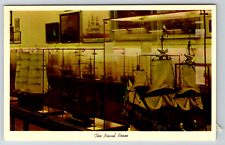 c1960s Roosevelt Library Hyde Park New York Naval Room Vintage Postcard picture