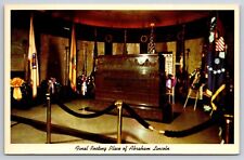 Springfield, IL Postcard-  FINAL RESTING PLACE OF ABRAHAM LINCOLN picture