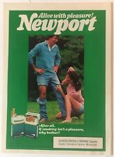Newport Cigarettes 1989 Vintage Print Ad 8x11 Inches Wall Decor picture