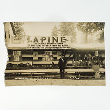 La Pine Exhibit at Railroad Day RPPC Postcard c1911 Bend Oregon Dry Farm C3273 picture