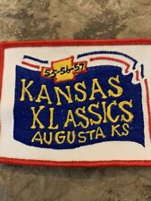 Rare & Vintage. Kansas Klassics Car Club Patch. Augusta Kansas. picture