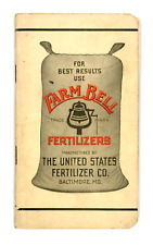 1913 Farm Bell Fertilizers Advertising Notebook from Baltimore, Maryland picture