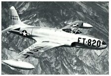 US Air Force Lockheed F 80C Shooting Star Airplane Postcard  picture