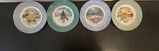 Vintage 1977-1980 Avon Christmas Plates By Enoch Wedgwood Set Of 4 picture