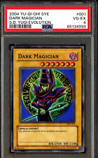 2004 Yu-Gi-Oh SD Yugi Evolution #001 Dark Magician PSA 4 VG-EX picture