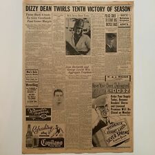 Daily Colonist Vintage Newspaper Page, Victoria, BC 1936 June 6 Pages 13 + 14 picture