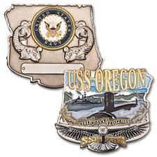 USS Oregon SSN 793 Navy Challenge Coin picture