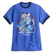Space Mountain Disneyland Mickey  Shirt YesterEars Collection Blue Medium picture