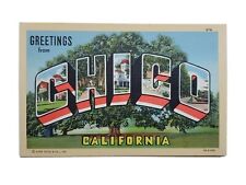 1930-45 Vintage Postcard: Greetings from Chico California picture