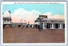1920's ASBURY PARK NJ COUSE'S PIER CANY SHOP SALT WATER TAFFY 50 CENTS A POUND picture