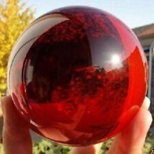 40/50/60mm Natural Red K9 Crystal Ball Healing Magic Sphere Rare Stone Decor picture