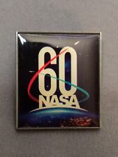 NASA - 60TH ANNIVERSARY - Official Limited Edition - FLOWN METAL - PROGRAM  PIN picture
