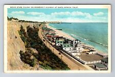Santa Monica CA-California, Aerial Movie Stars Colony, Vintage c1931 Postcard picture